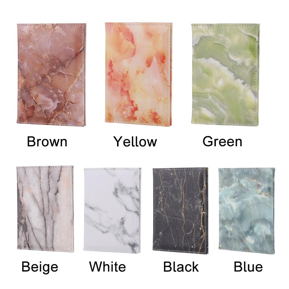 V562-D1019252240DBT-202503281953-08 Waterproof Marble Passport & Ticket Holder Colorful Design - Rice White - Image 9