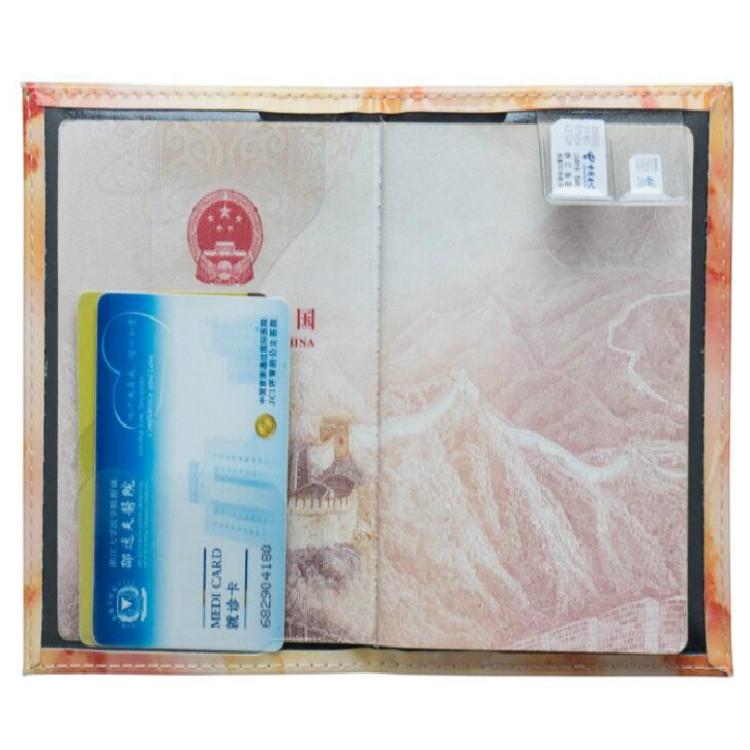 V562-D1019252240DBT-202503281953-11 Waterproof Marble Passport & Ticket Holder Colorful Design - Rice White - Image 12