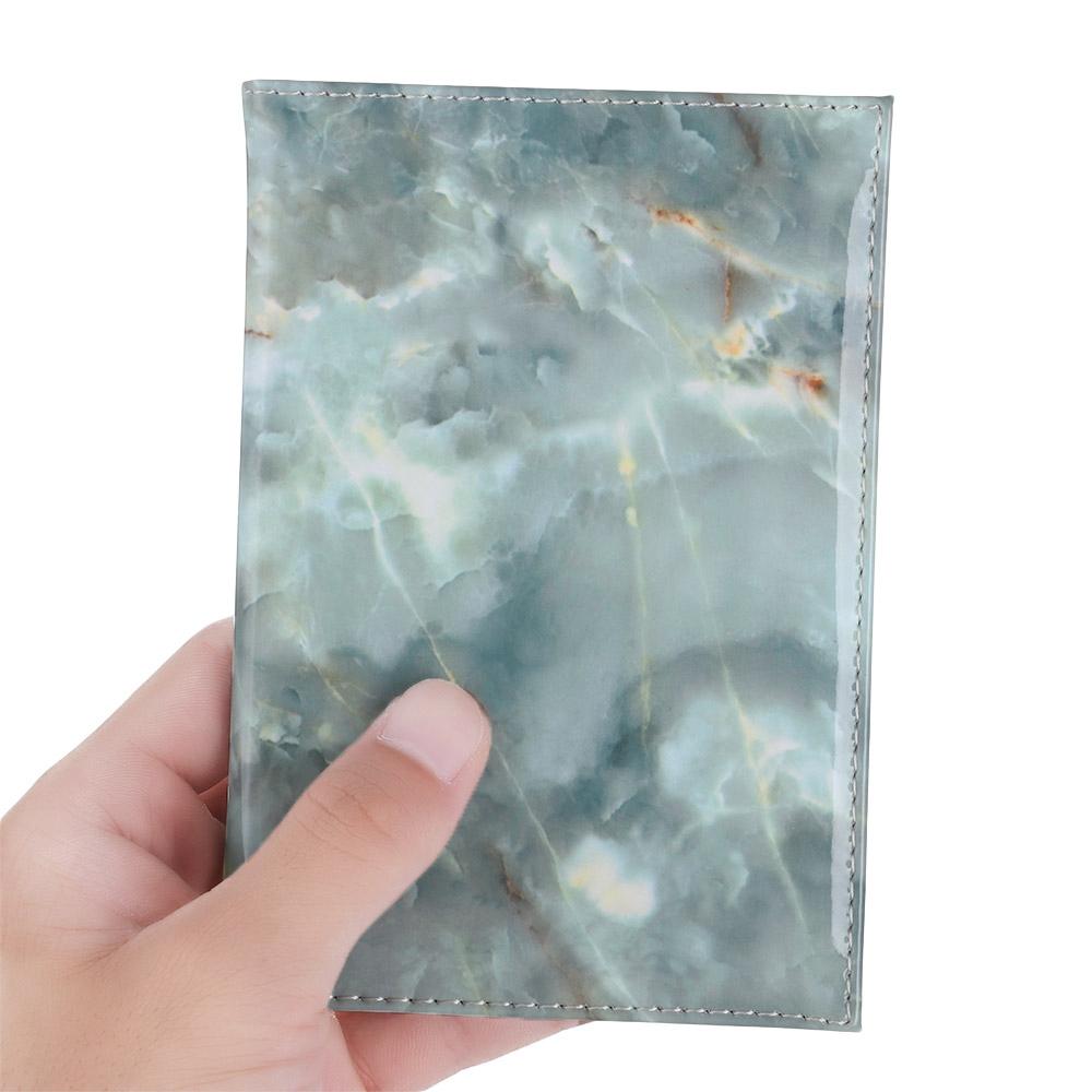 V562-D1019252240DBT-202503281953-15 Waterproof Marble Passport & Ticket Holder Colorful Design - Rice White - Image 16