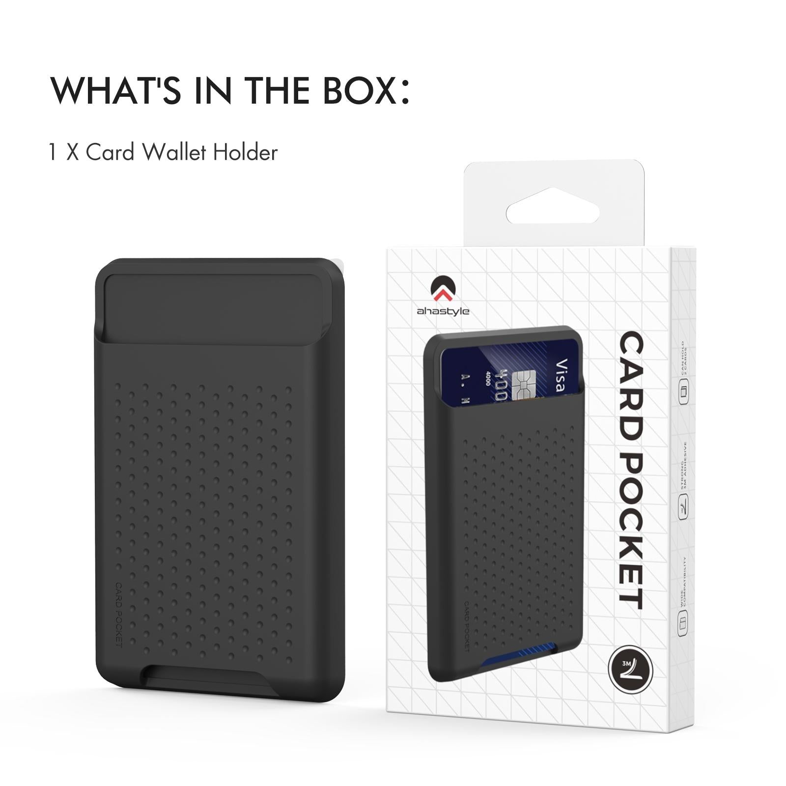 V562-D1019393060DBT-202503281930-06 Universal Adhesive Silicone Card Case For Mobile Phones - Dark Gray - Image 7