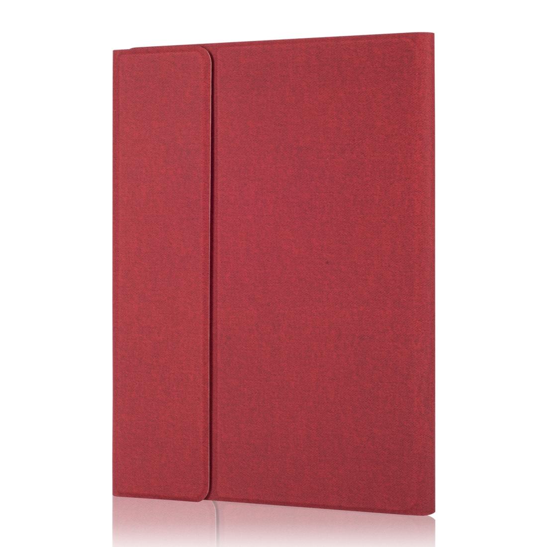V562-D10281300ADE-202504291820-08 Bluetooth Keyboard Tablet Case For Ipad Pro 11 - Detachable Touch Leather Holder Pen Slot - Red - Image 9
