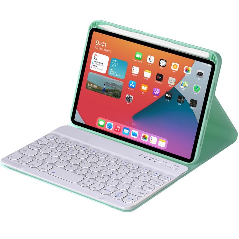 V562-D103190200ADE-202504292010-02 Detachable Bluetooth Keyboard Leather Case For Ipad Mini 6 With Holder - Light Purple - Image 3