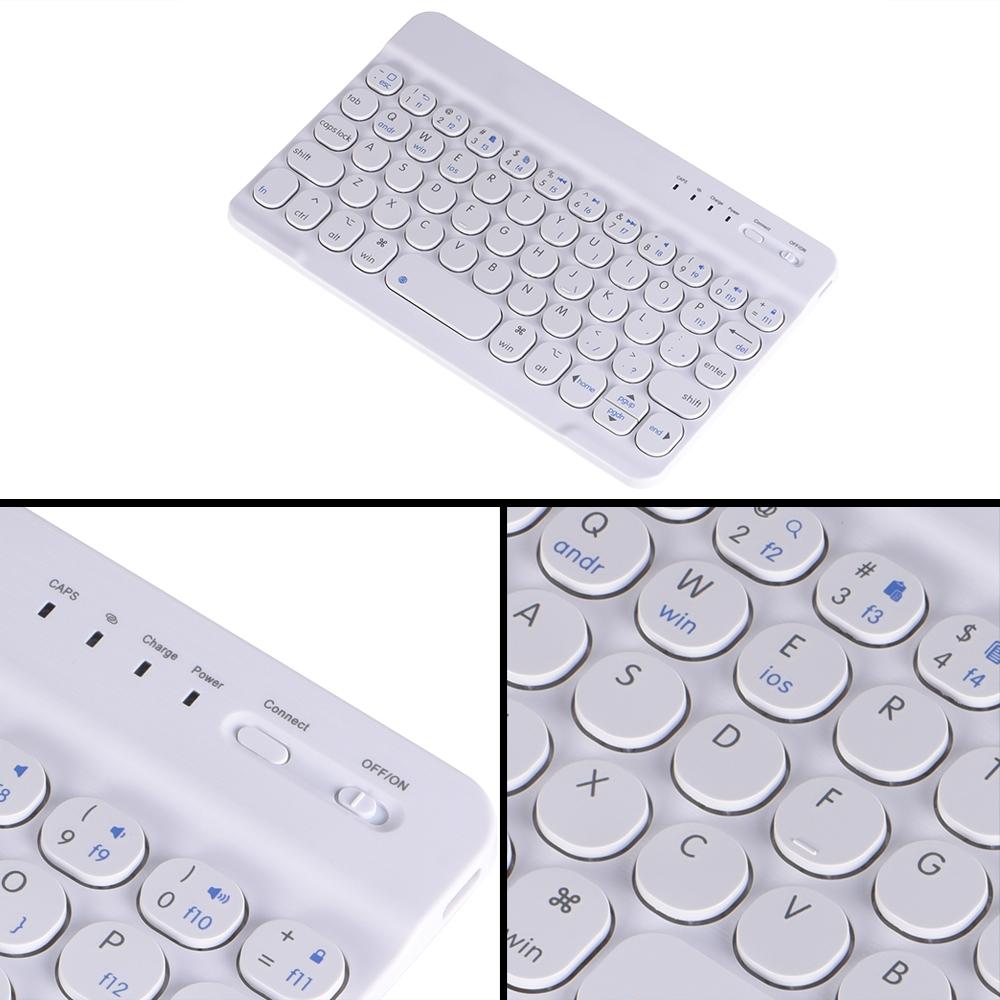 V562-D103190200ADE-202504292010-04 Detachable Bluetooth Keyboard Leather Case For Ipad Mini 6 With Holder - Light Purple - Image 5