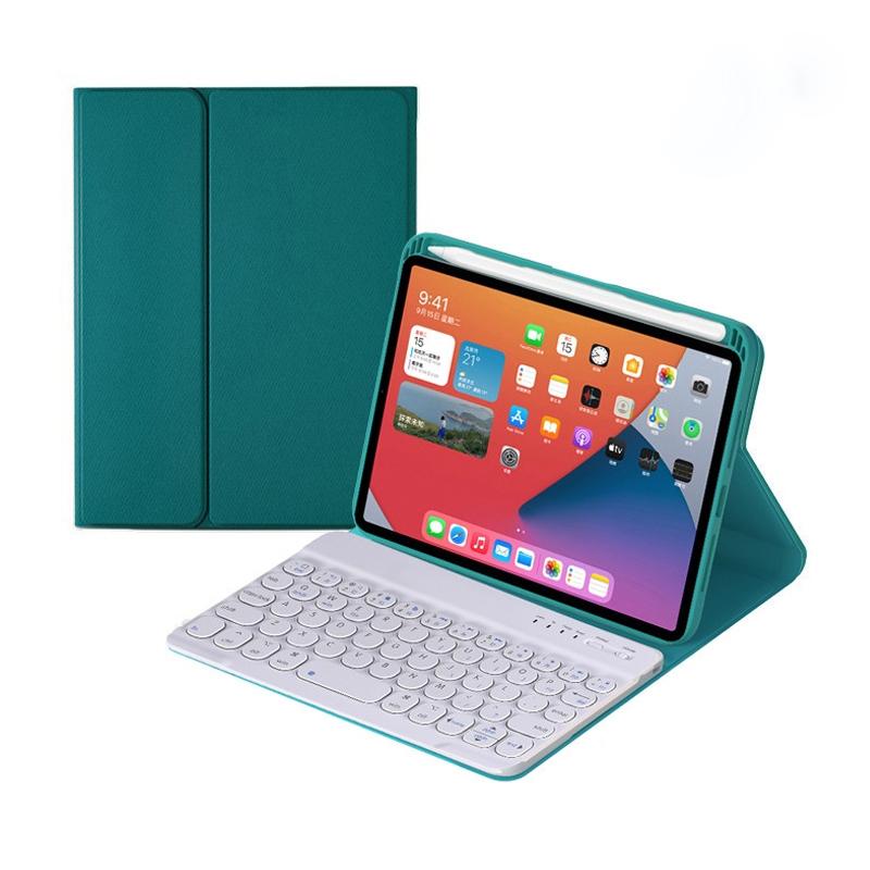 V562-D103190200ADE-202504292010-12 Detachable Bluetooth Keyboard Leather Case For Ipad Mini 6 With Holder - Light Purple - Image 13