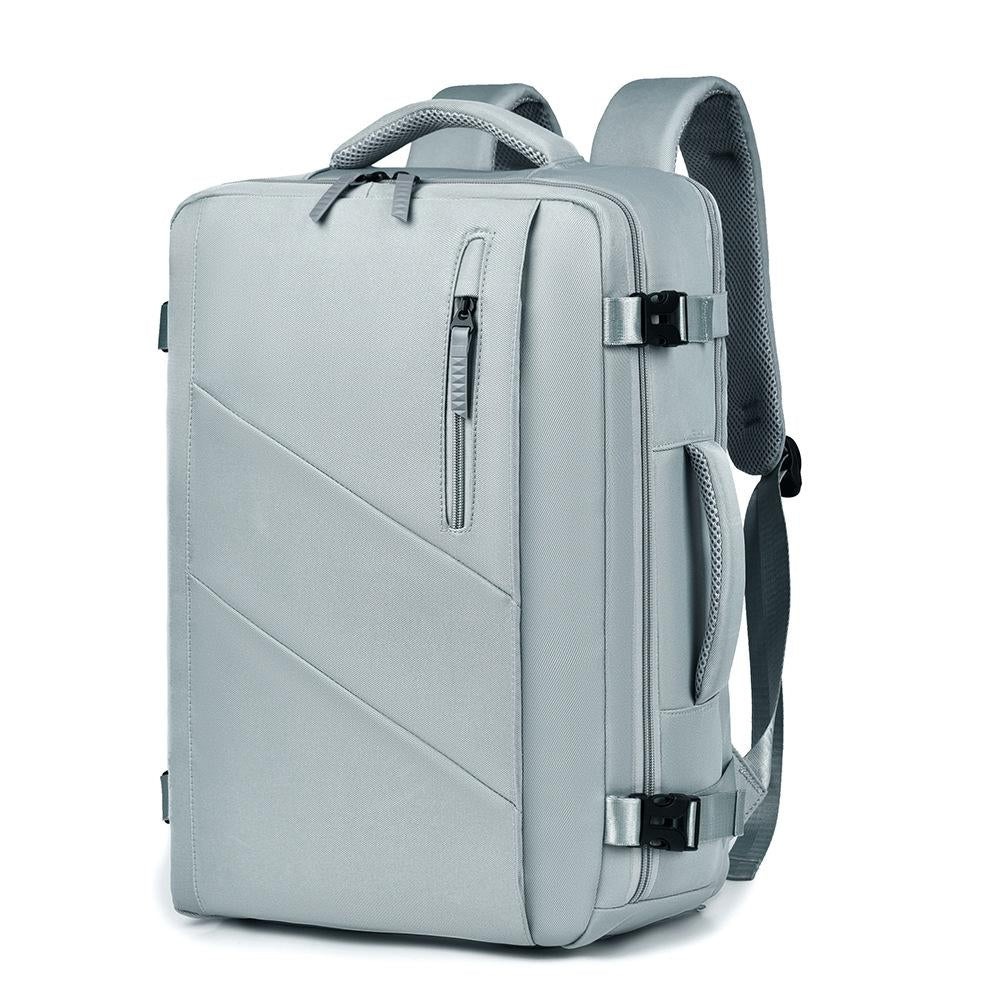 V562-D1045025060DBT-202505191527-00 Large Capacity Simple Style Travel Backpack - Light Blue - Image 1