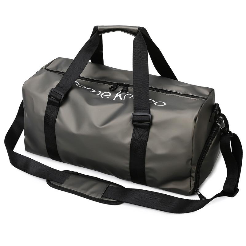 V562-D1052082060DBT-202503041346-00 Waterproof Gym Bag - Compact and Durable - Grey - Image 1