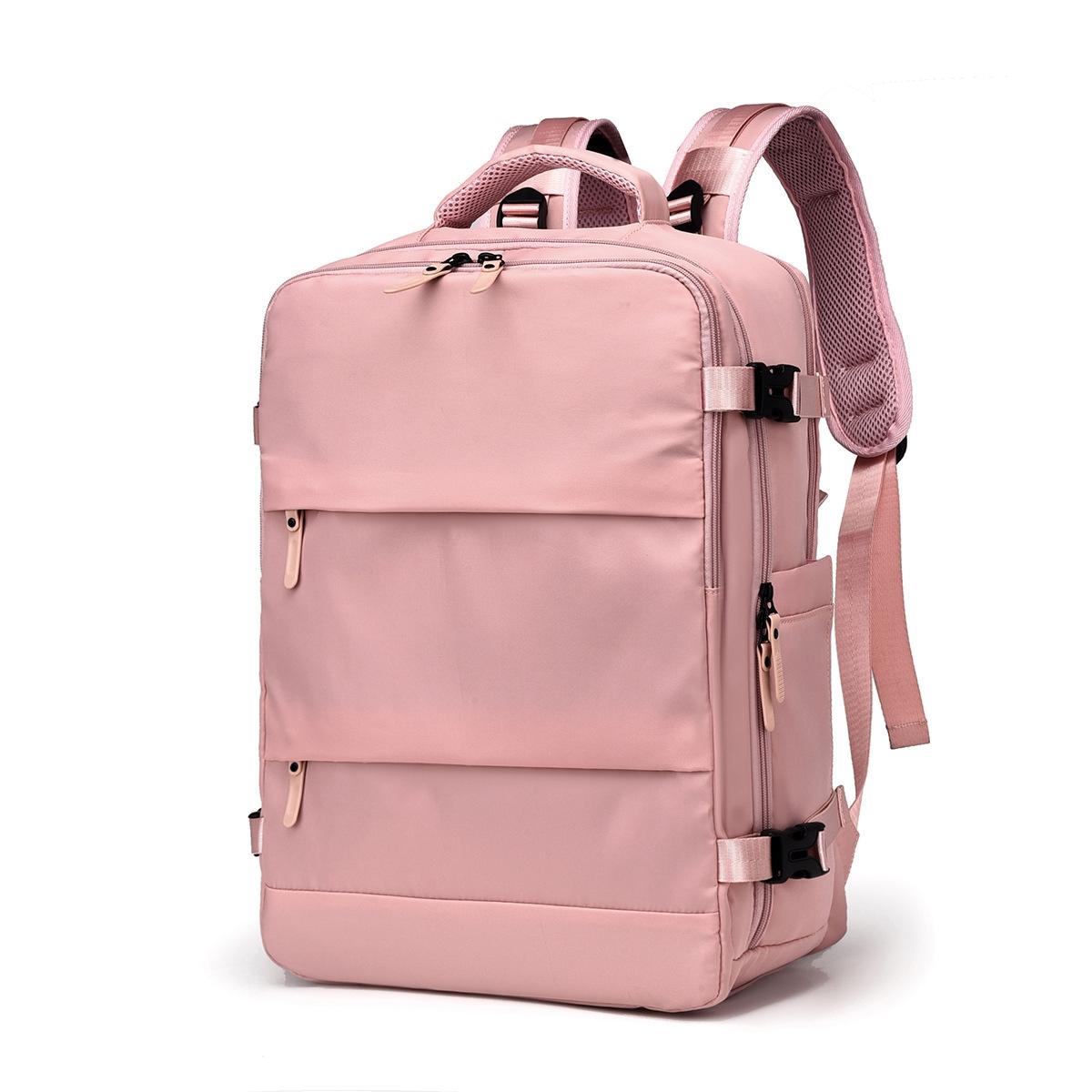 V562-D1062525060DBT-202505191617-00 Spacious Business Travel Backpack Fits Laptop - Pink - Image 1