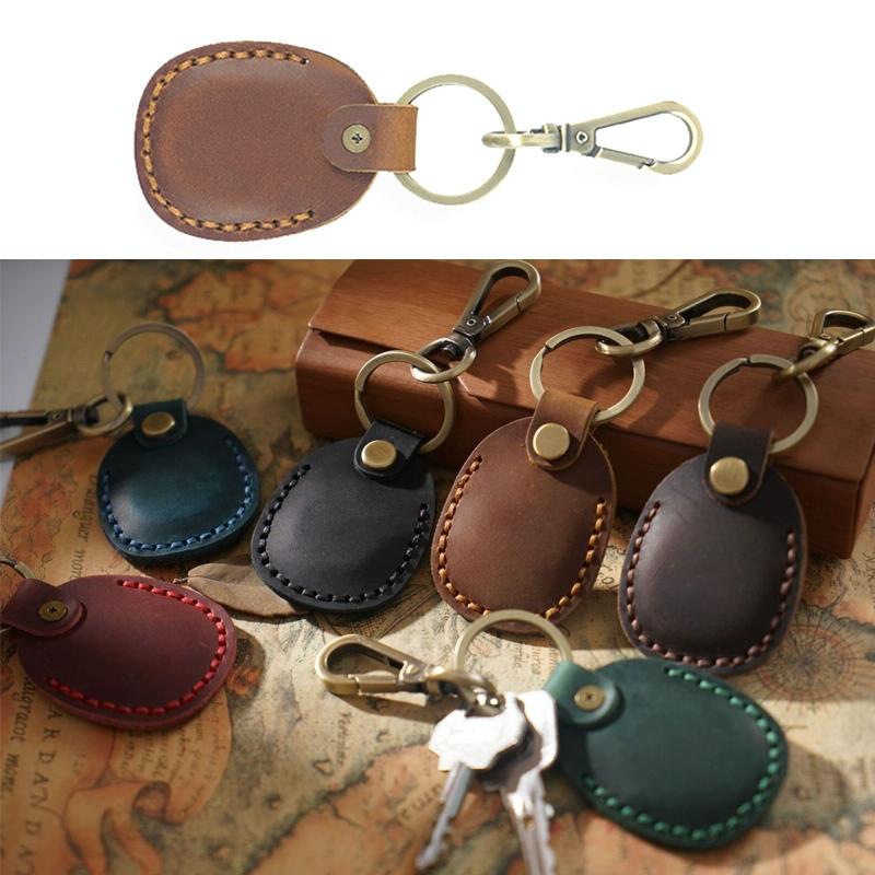 V562-D1069991060DBT-202503280206-03 Vintage Leather Proximity Card Holder Access Control - Red - Image 4
