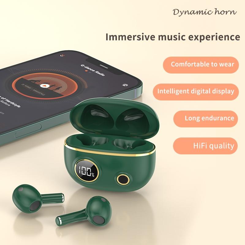 V562-D107136100AYS-202505222022-04 Waterproof 9d Stereo Bluetooth Earphones with Charging Case - Green - Image 5