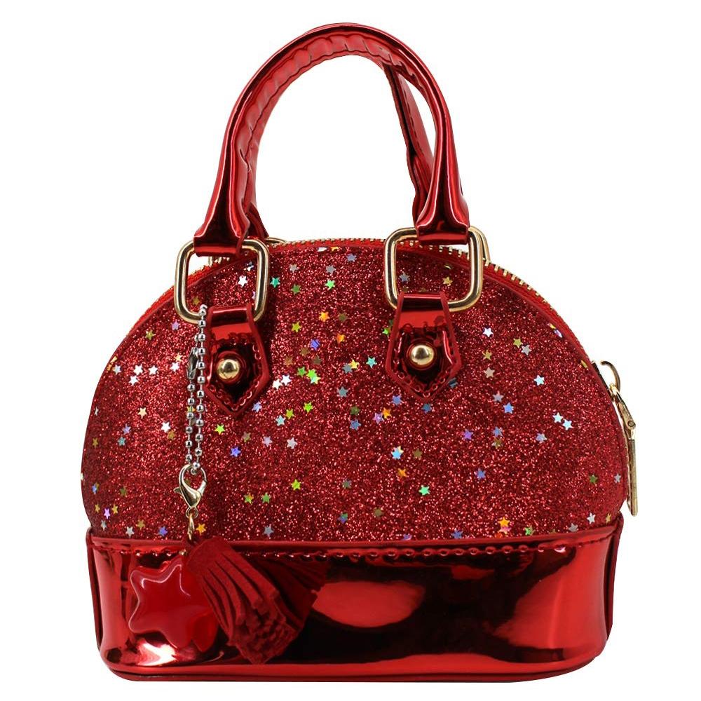 V562-D1086663810DBT-202505191442-00 Mini Leather Shoulder Bag For Girls Cute & Compact - Red - Image 1