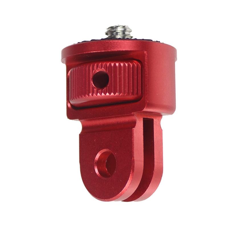 V562-D1095232060DBT-222226-00 Universal Tripod Adapter for Action Cameras - 1 / 4 Inch Screw - Red - Image 1