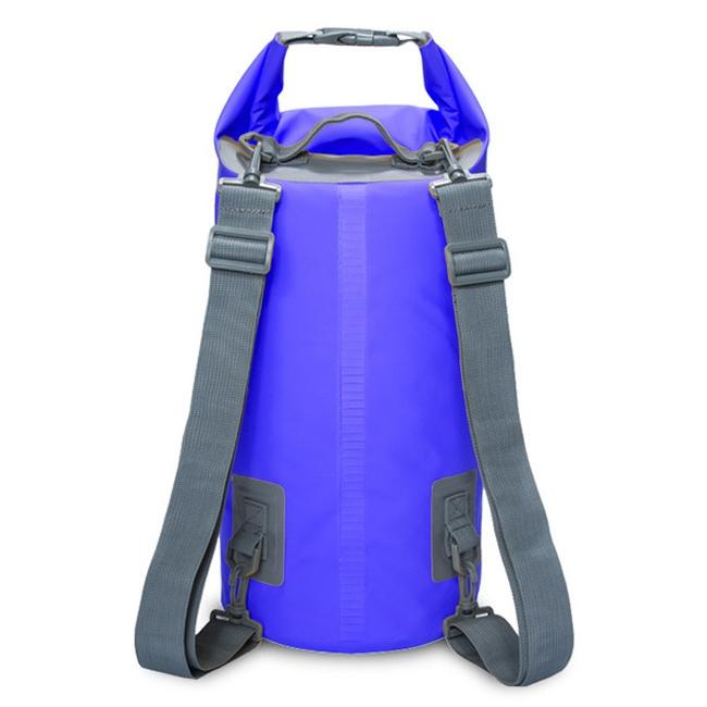 V562-D1585GO-202504251505-00 Waterproof Dual Shoulder Dry Bag 50L Capacity - Dark Blue - Image 1