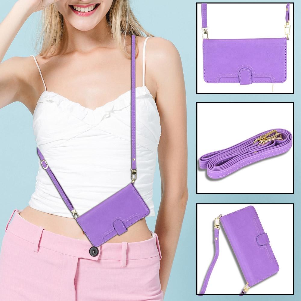 V562-D203995300ADE-202504292043-13 For Samsung Galaxy z Fold4 5G Zipper Leather Phone Case with Litchi Texture - Purple - Image 14