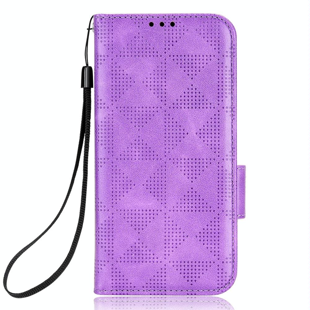 V562-D302583400ADE-202503211310-14 For Samsung Galaxy Z Fold4 5G Symmetrical Leather Triangle Phone Case - Purple - Image 15