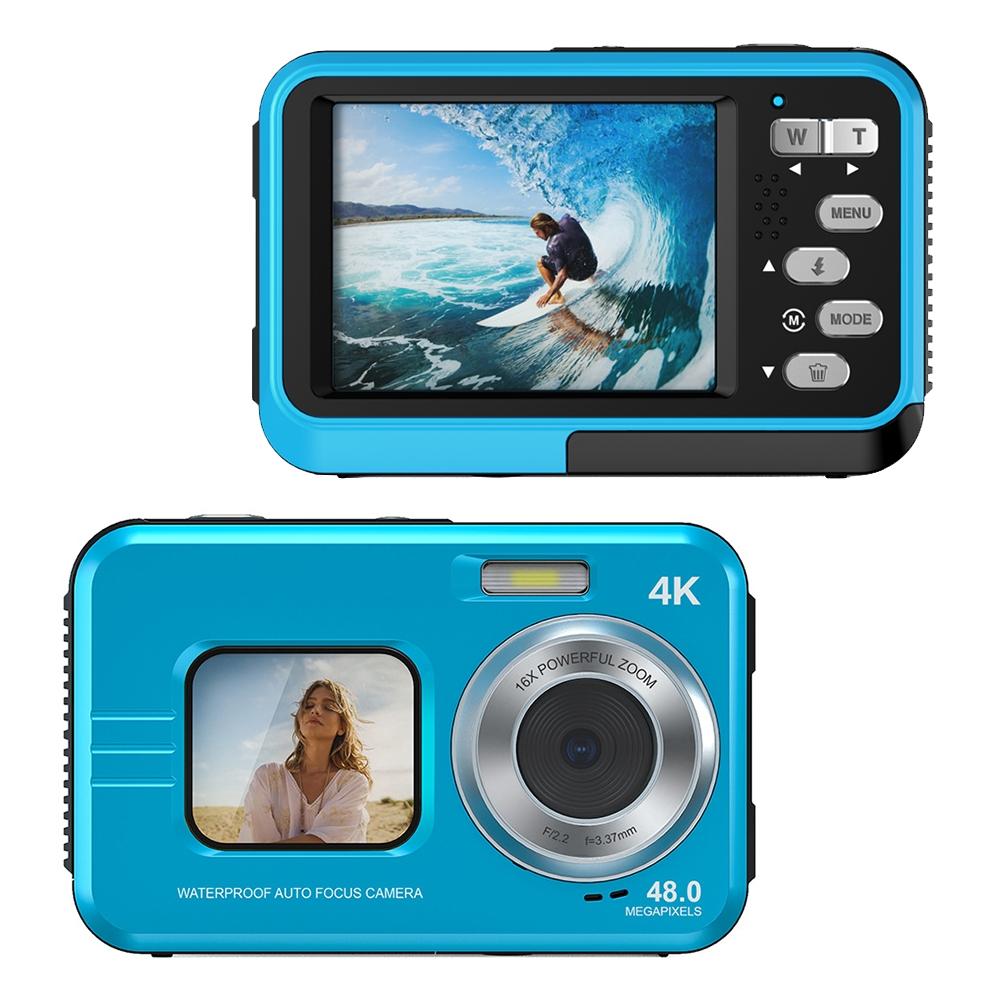 V562-D4084946750DBT-219649-00 Waterproof 48mp Dual Screen Outdoor Camera - Wdc901 - Green - Image 1