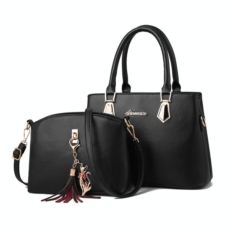 V562-E1066504450DBT-202504251726-01 Women 2-in-1 Casual Messenger Bag - Large Capacity - Khaki - Image 2