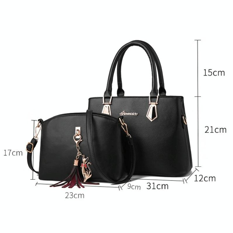 V562-E1066504450DBT-202504251726-06 Women 2-in-1 Casual Messenger Bag - Large Capacity - Khaki - Image 7