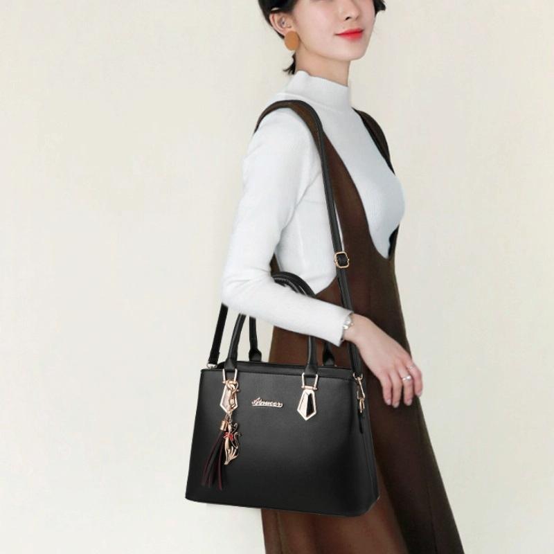 V562-E1066504450DBT-202504251726-07 Women 2-in-1 Casual Messenger Bag - Large Capacity - Khaki - Image 8