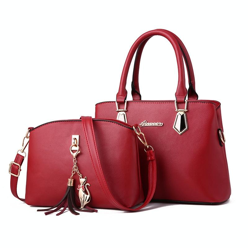 V562-E1066504450DBT-202504251726-09 Women 2-in-1 Casual Messenger Bag - Large Capacity - Khaki - Image 10