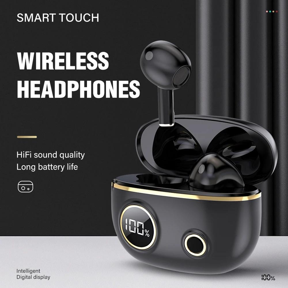 V562-E107136100AYS-202505222022-03 Waterproof 9d Stereo Bluetooth Earphones with Charging Case - Red - Image 4