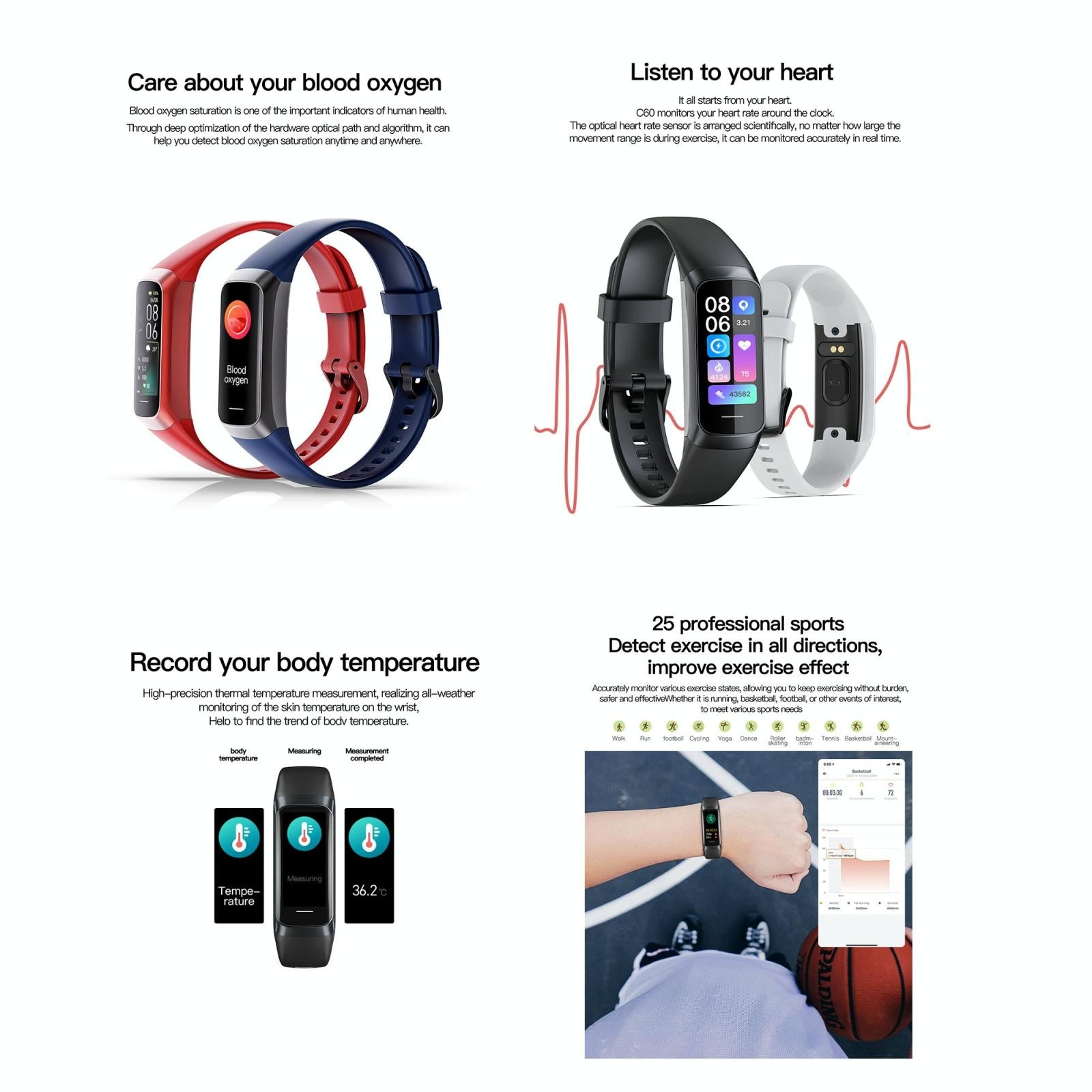 V562-E109927100AYS-202504252206-02 Ip67 Waterproof Smart Fitness Band - Compact And Durable - Purple - Image 3