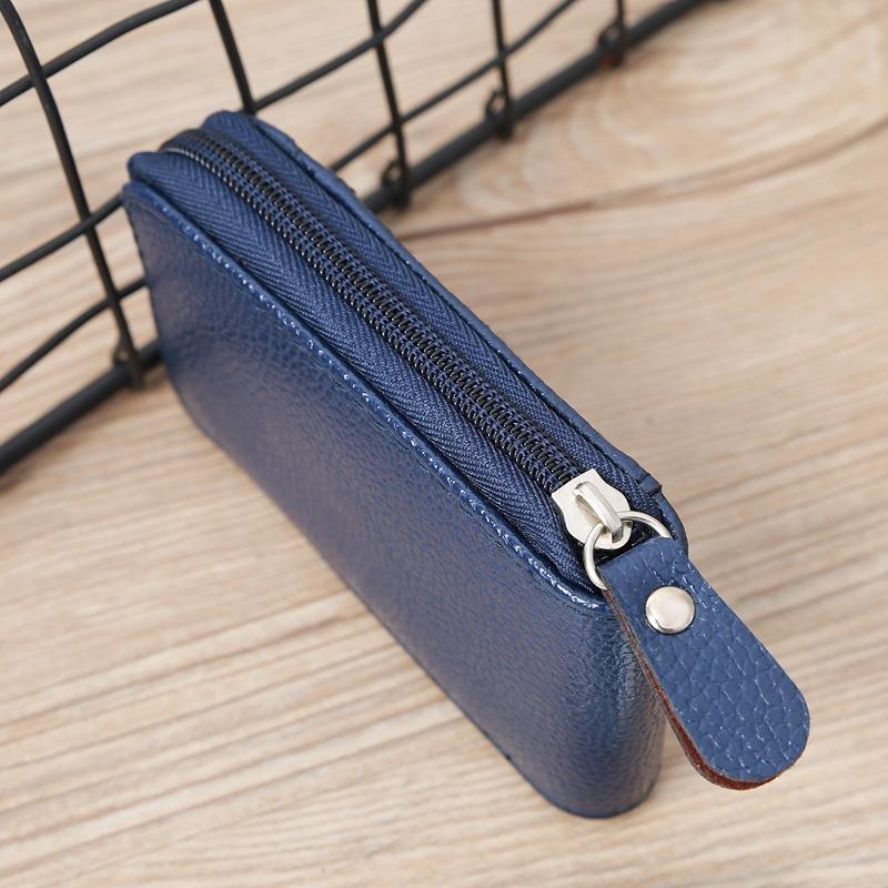 V562-E1099965950DBT-202503280220-03 Woven Mini Coin Purse For Ladies Student Id & Card Holder - Khaki - Image 4