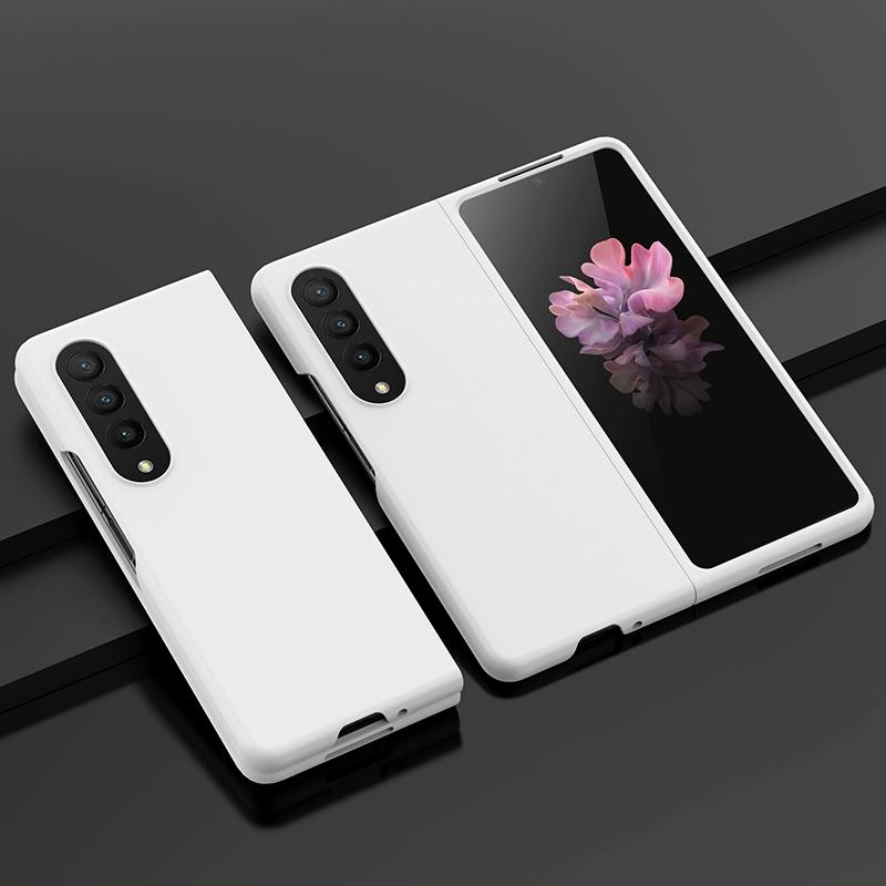 V562-E205451300ADE-202504292035-14 For Samsung Galaxy z Fold4 5G Smooth Skin Phone Case with Big Hole Fuel Injection - Purple - Image 15