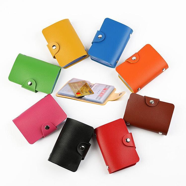 V562-E207466350DBT-202503280305-02 3 Pcs Upgraded Card Bag Transparent Business Card Holder With 12 Slots - Black - Image 3