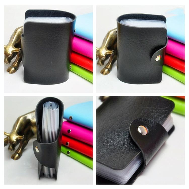 V562-E207466350DBT-202503280305-15 3 Pcs Upgraded Card Bag Transparent Business Card Holder With 12 Slots - Black - Image 16