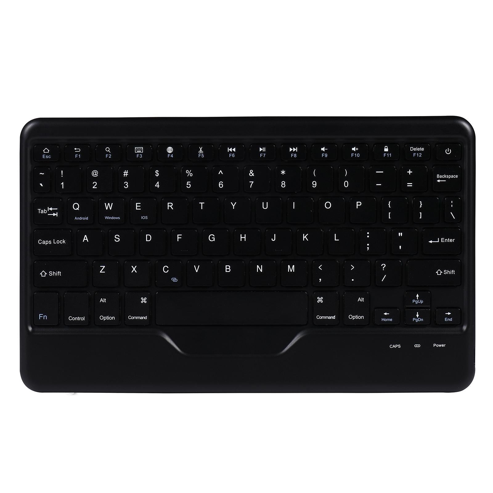 V562-E308066100ADE-202504292006-11 Bluetooth Keyboard Leather Case For Ipad Pro 11 With Triangle Holder & Pen Slot - Fits 2021 / 2020 / 2018 & Air 4 10.9 - Splittable - Gradient Blue Pink - Image 12