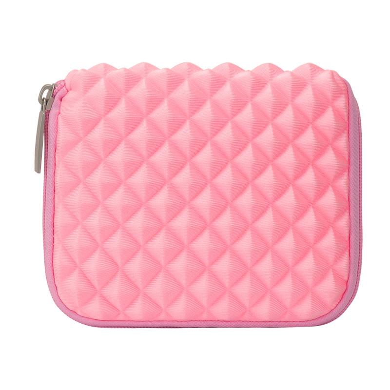 V562-F0510BL-202502281826-00 Textured Diamond Laptop Bag - Power - Pink - Image 1