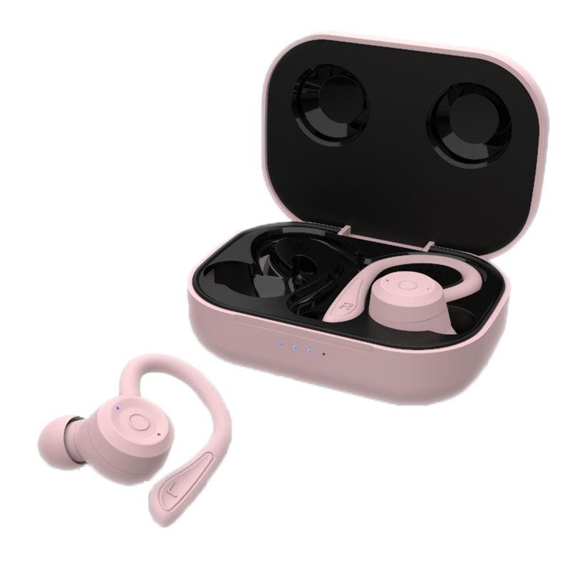 V562-F101045100AYS-202505222030-01 Waterproof T20 Tws Bluetooth Earphones with Charging Box and Noise-cancelling Hooks - Green - Image 2