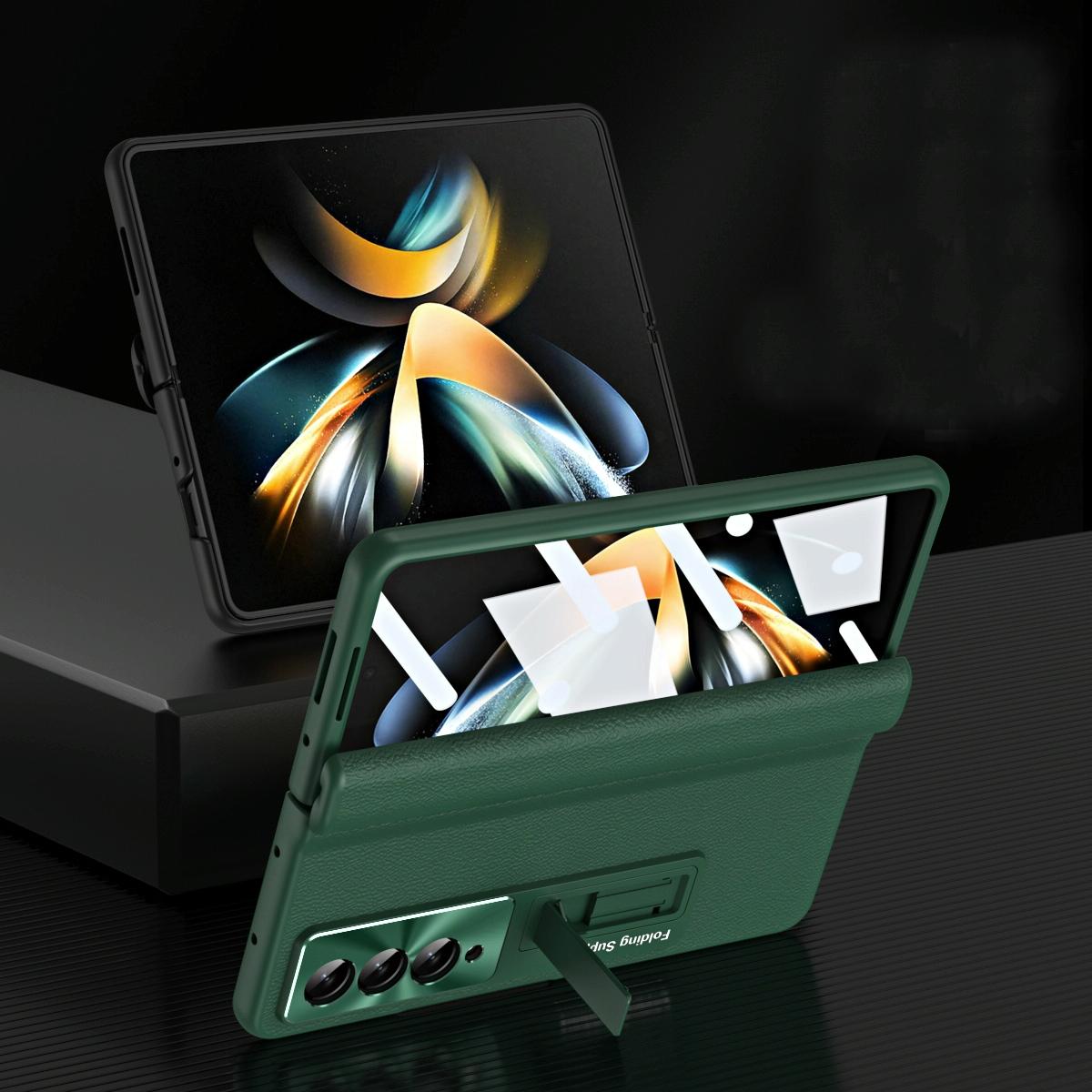 V562-F102511200AYS-202503211320-04 For Samsung Galaxy Z Fold4 5G Foldable Full Body Case - 360 Degree Folding - Green - Image 5