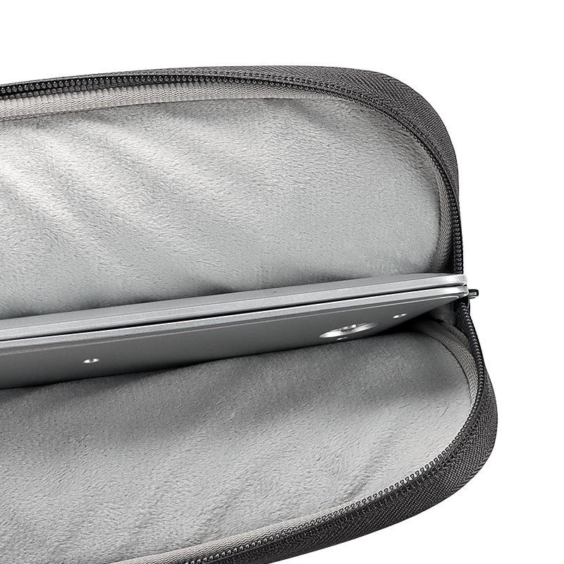 V562-F1044833060DBT-202504022120-04 Lightweight Waterproof Lambskin Laptop Sleeve - 13.3 Inches - Deep Gray With Bag - Image 5