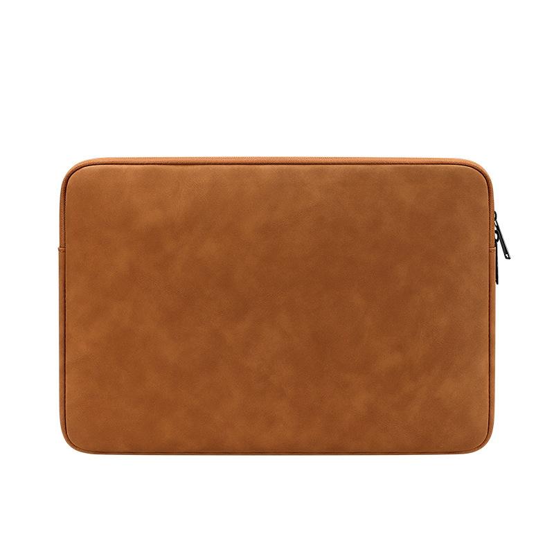 V562-F1044833060DBT-202504022120-09 Lightweight Waterproof Lambskin Laptop Sleeve - 13.3 Inches - Deep Gray With Bag - Image 10