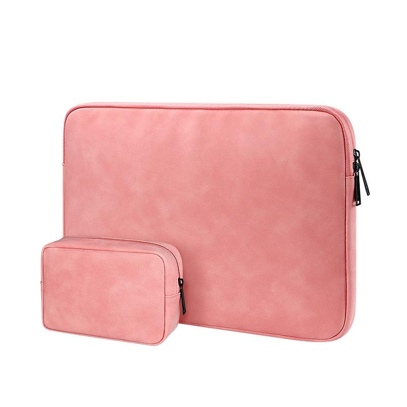 V562-F1044833060DBT-202504022120-10 Lightweight Waterproof Lambskin Laptop Sleeve - 13.3 Inches - Deep Gray With Bag - Image 11