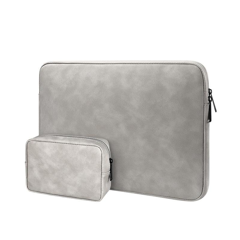 V562-F1044833060DBT-202504022120-14 Lightweight Waterproof Lambskin Laptop Sleeve - 13.3 Inches - Deep Gray With Bag - Image 15