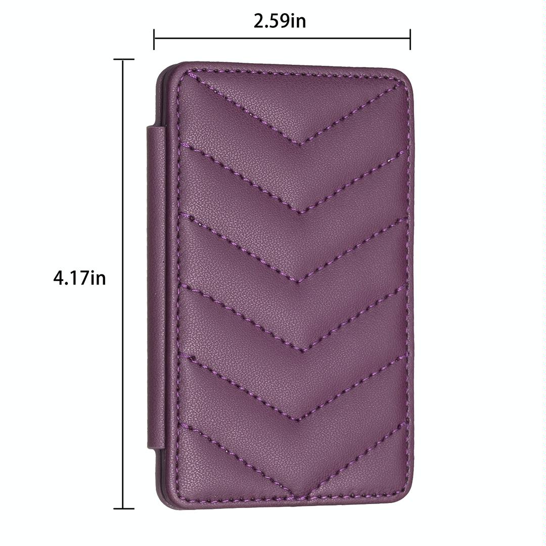 V562-F106239400ADE-202503281832-02 Wave Pattern Card Bag Back Sticker For Mobile Phones - Green - Image 3