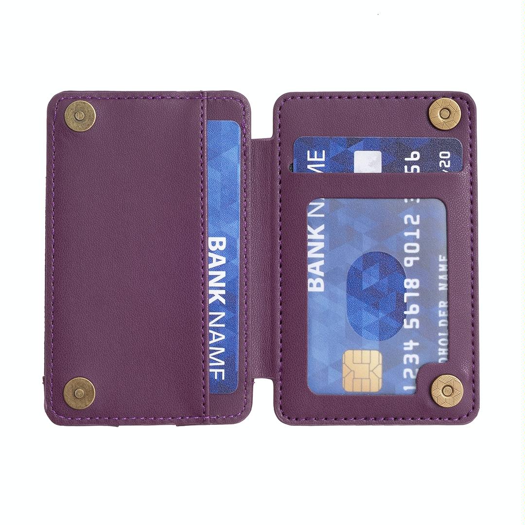 V562-F106239400ADE-202503281832-03 Wave Pattern Card Bag Back Sticker For Mobile Phones - Green - Image 4