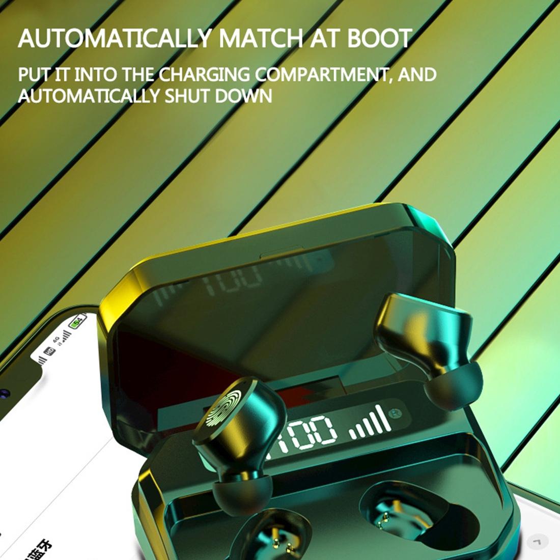 V562-F1546SAS-202505261841-11 Wireless Bluetooth 5.0 Earbuds with Touch Display & Charging Case - Red - Image 12