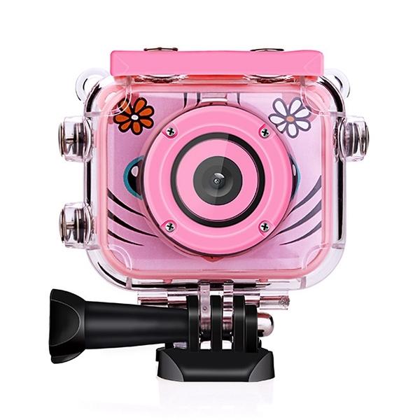 V562-F6970ACD-221933-00 Waterproof 5.0mp Kids' Digital Camera with 1.77 Screen - G20 - Pink - Image 1