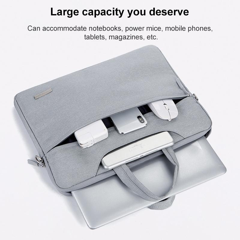 V562-F708722300ADE-202502281845-03 16.1 Inch Inner Bag with Shoulder Strap for Handbag or Laptop - Dark Blue - Image 4