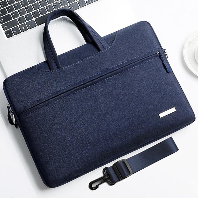 V562-F708722300ADE-202502281845-11 16.1 Inch Inner Bag with Shoulder Strap for Handbag or Laptop - Dark Blue - Image 12