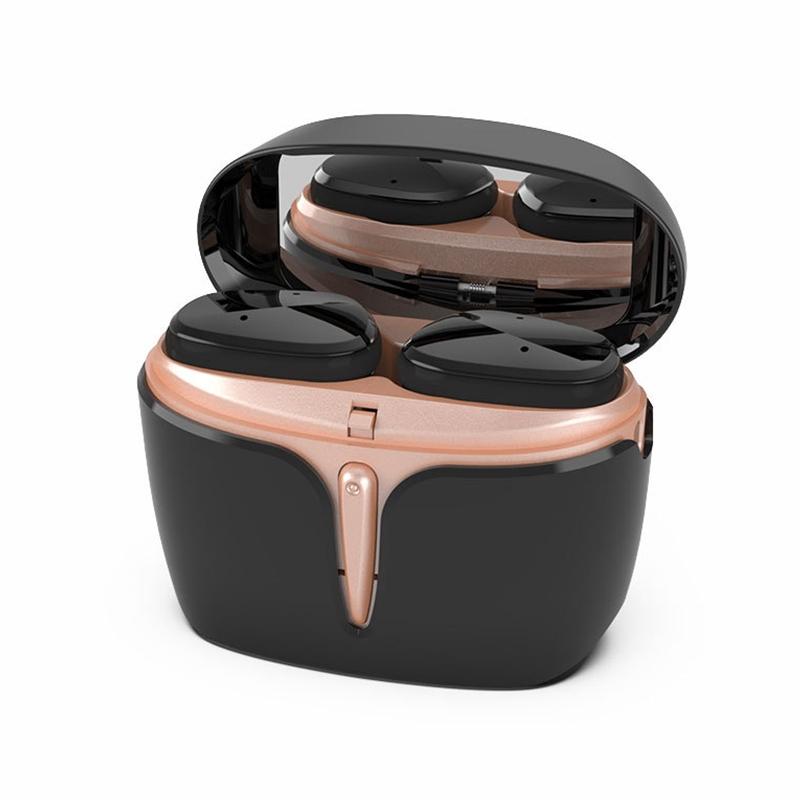 V562-F8211D6PI-202505222001-02 Waterproof True Wireless Bluetooth Earphones - Sports 5.0 - Pink - Image 3