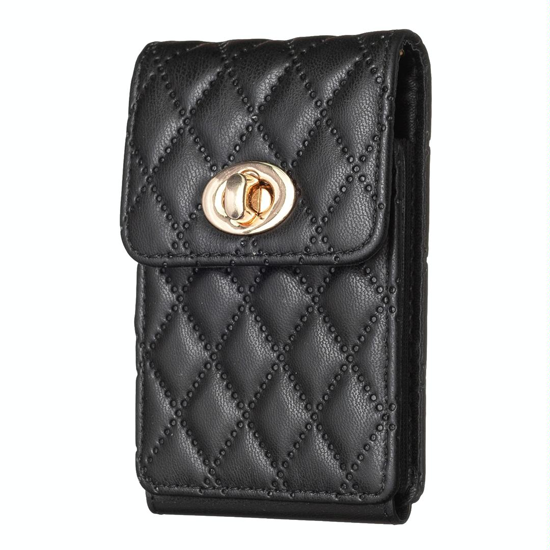 V562-G107339400ADE-202503281915-12 Vertical Card Bag With Metal Buckle For Mobile Phones - Purple - Image 13