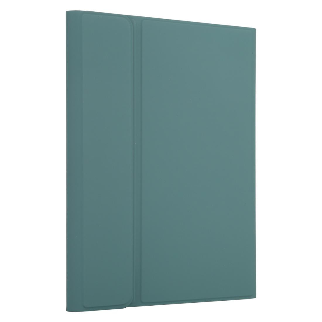 V562-G1105ORPI-202504291912-03 Bluetooth Tablet Case For Ipad Pro 11 With Detachable Microfiber Leather Pen Slot & Holder - Green - Image 4