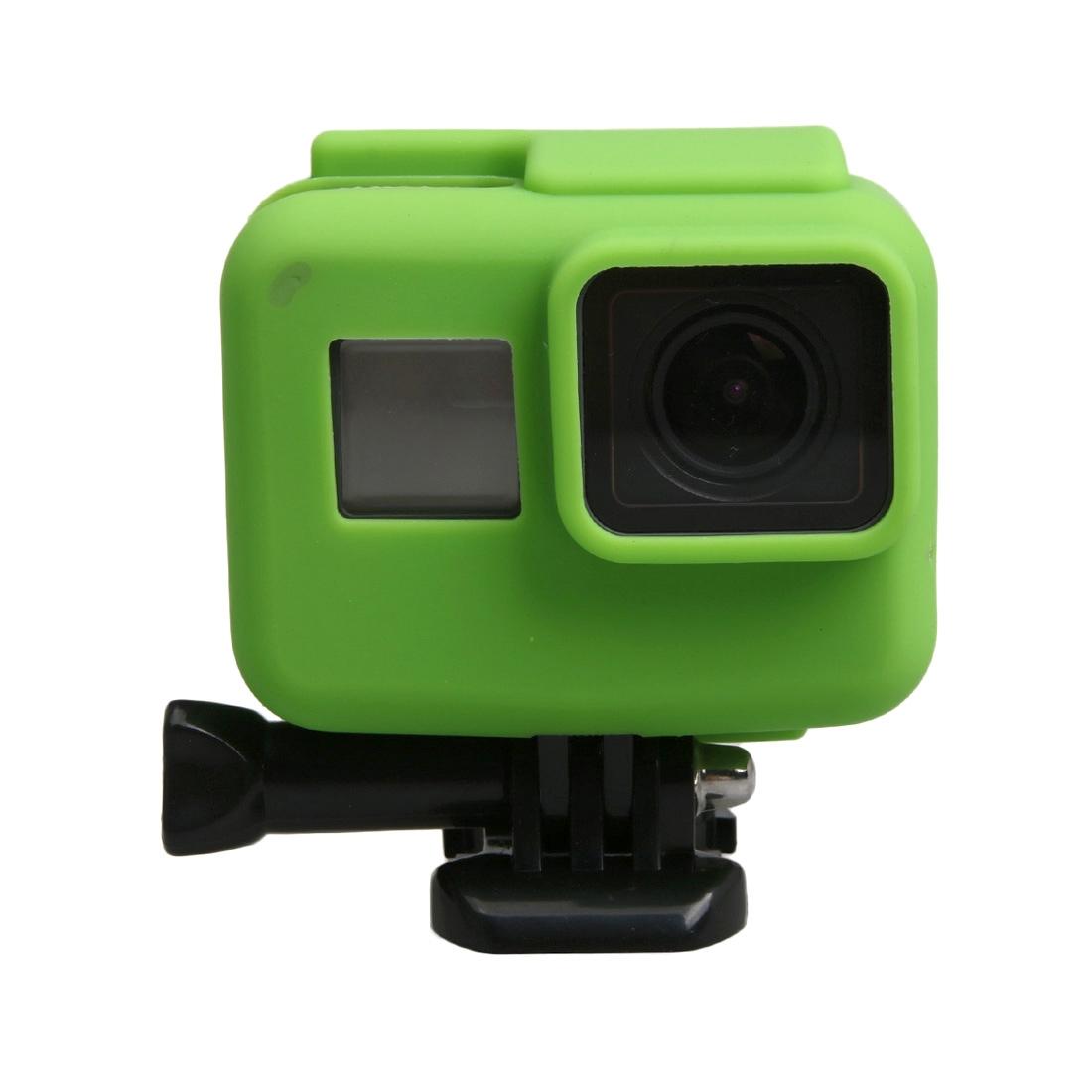 V562-G2350ACD-202502241310-00 Silicone Border Frame Mount for Gopro Hero5 - Protective Cover - Green - Image 1
