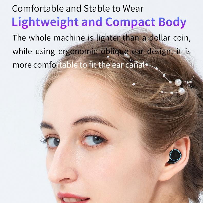 V562-G2570D6PI-202505222110-14 Wireless Bluetooth 5.0 Earphones with Digital Display and Charging Box - Green - Image 15