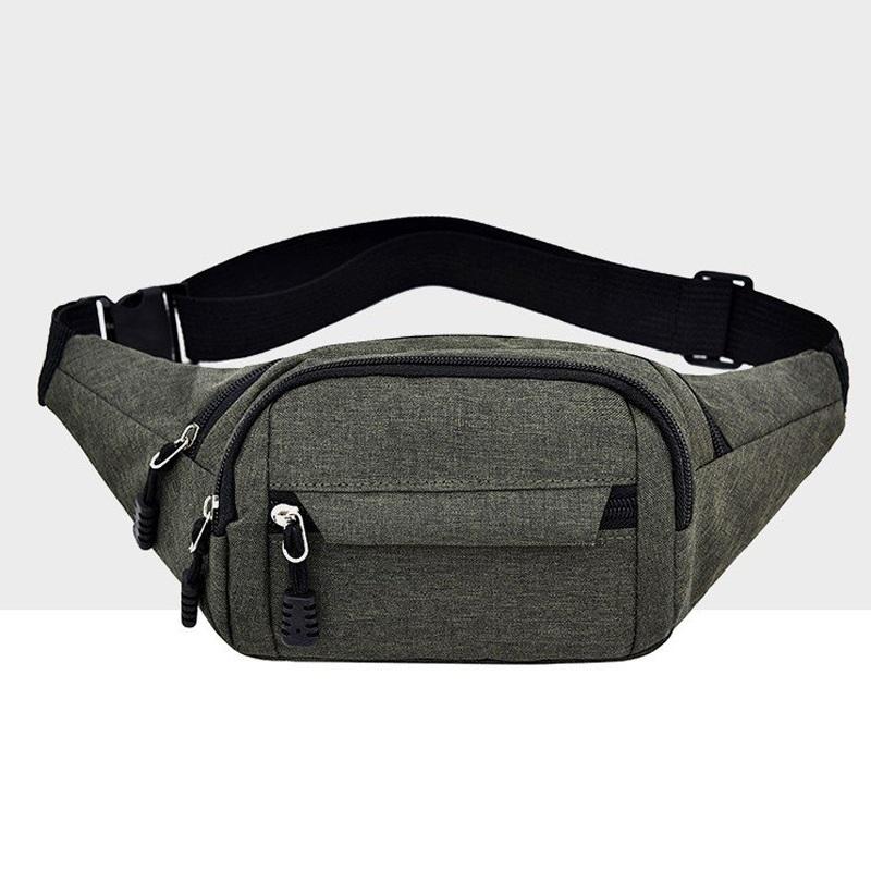 V562-G29108241YZ-202505191516-00 Waterproof Multi Pocket Chest Bag For Sports - Green - Image 1