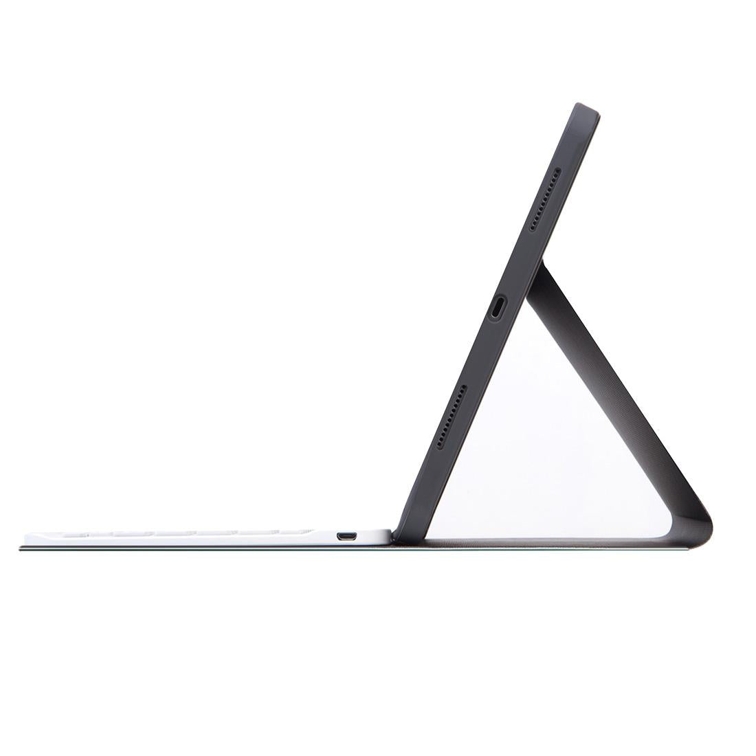 V562-G6120ORPI-202504291811-07 Detachable Bluetooth Keyboard Tablet Case For Ipad Pro 11 With Pen Slot - Plain Texture - Green - Image 8